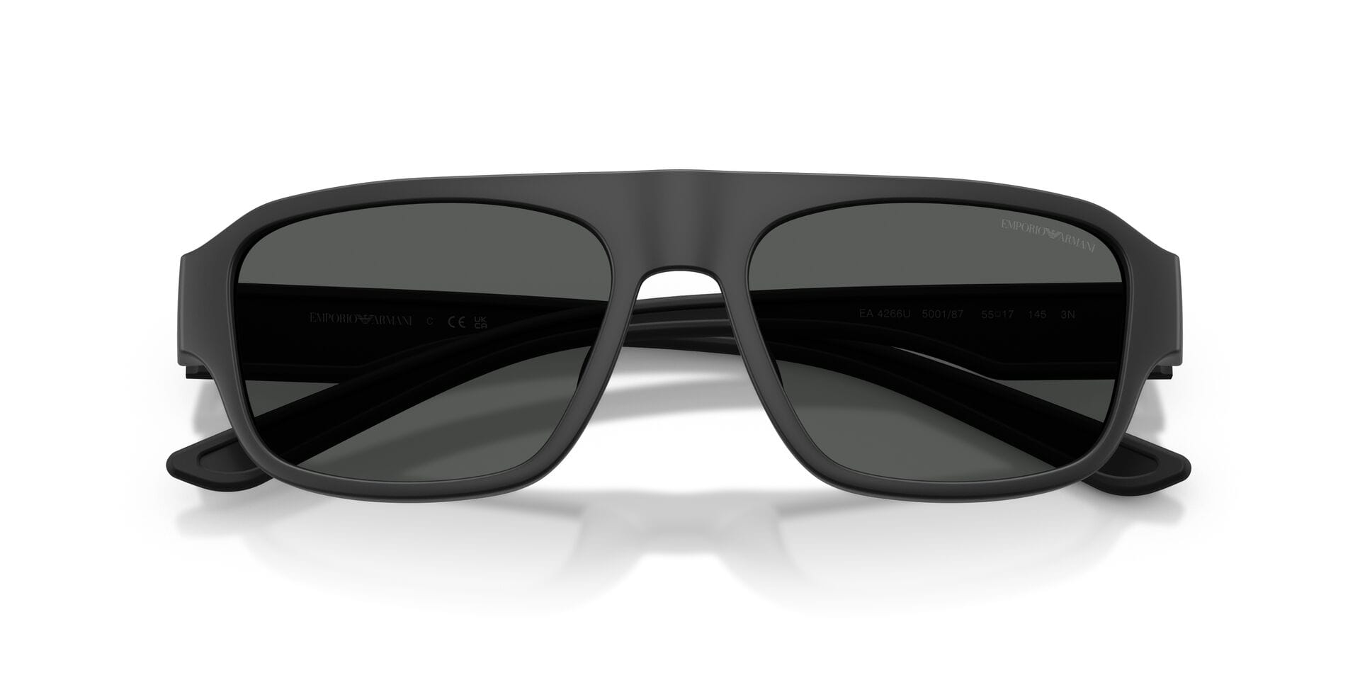 Emporio Armani EA 4266U 5001/87 3N 0EA4226U Sunglass Matt Black Male Full S Sunglass — Matt Black frame — view 14