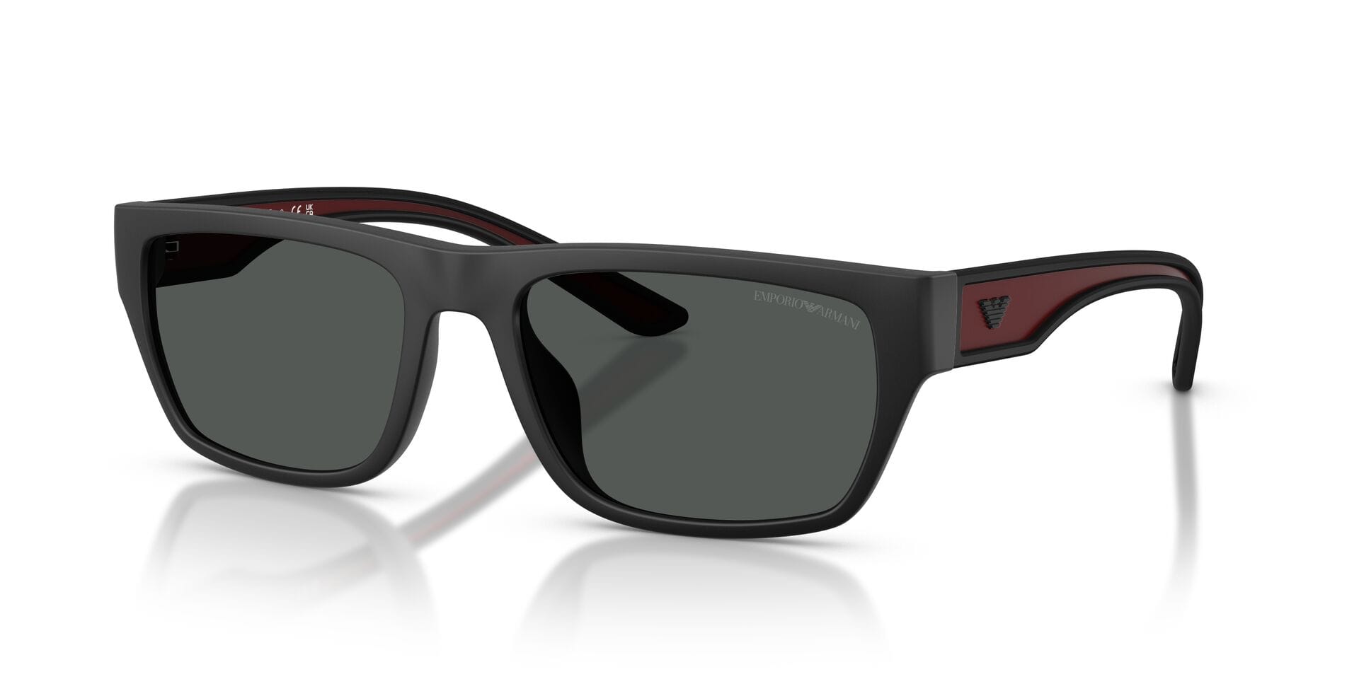 Emporio Armani EA 4267U 5009/87 3N 0EA4267U Sunglass Matt Black Male Full S Sunglass — Matt Black frame — view 4