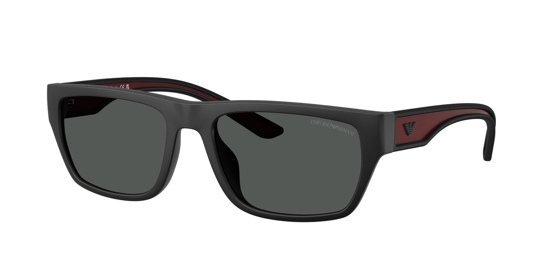 Emporio Armani EA 4267U 5009/87 3N 0EA4267U Sunglass Matt Black Male Full S Sunglass — Matt Black frame — view 6