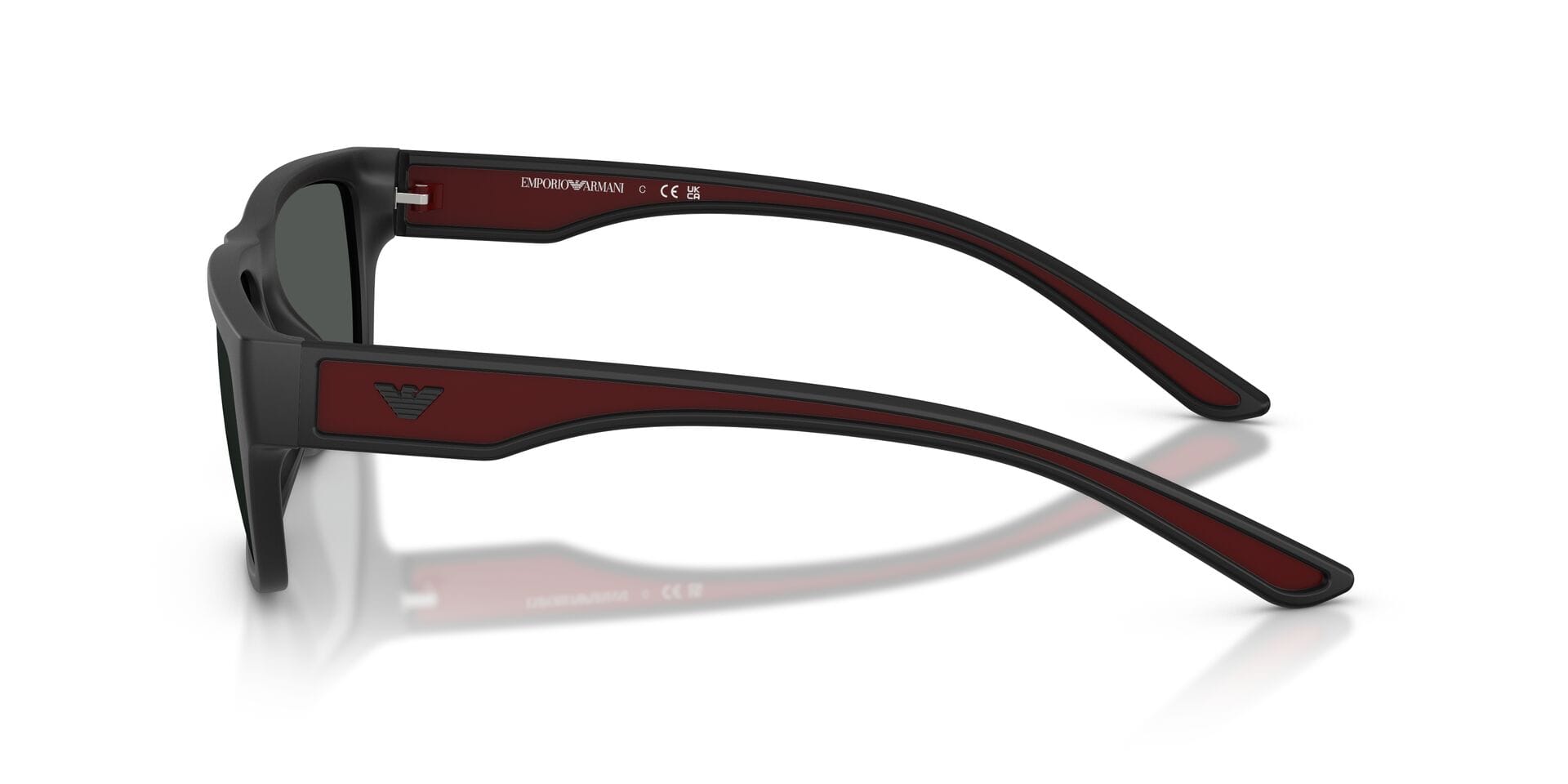 Emporio Armani EA 4267U 5009/87 3N 0EA4267U Sunglass Matt Black Male Full S Sunglass — Matt Black frame — view 9