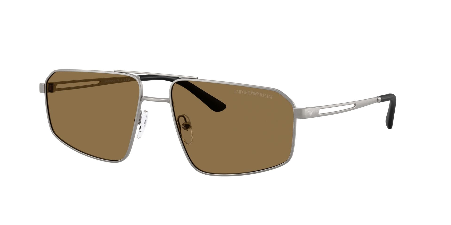 Emporio Armani EA 2173 3032/73 2N 0EA2173 Sunglass Gun Metal Male Metal Met Sunglass — Gun Metal frame — view 6