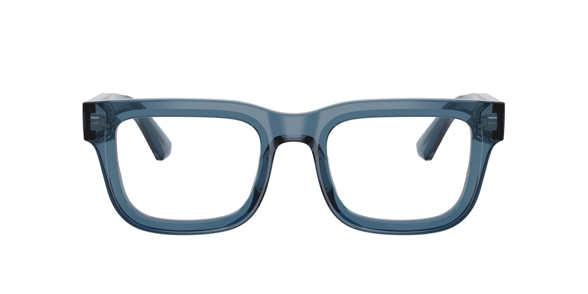EA 3279 6362 0EA3279 Frame Transparent Blue Male Full Shell Frame — Transparent Blue frame — view 1