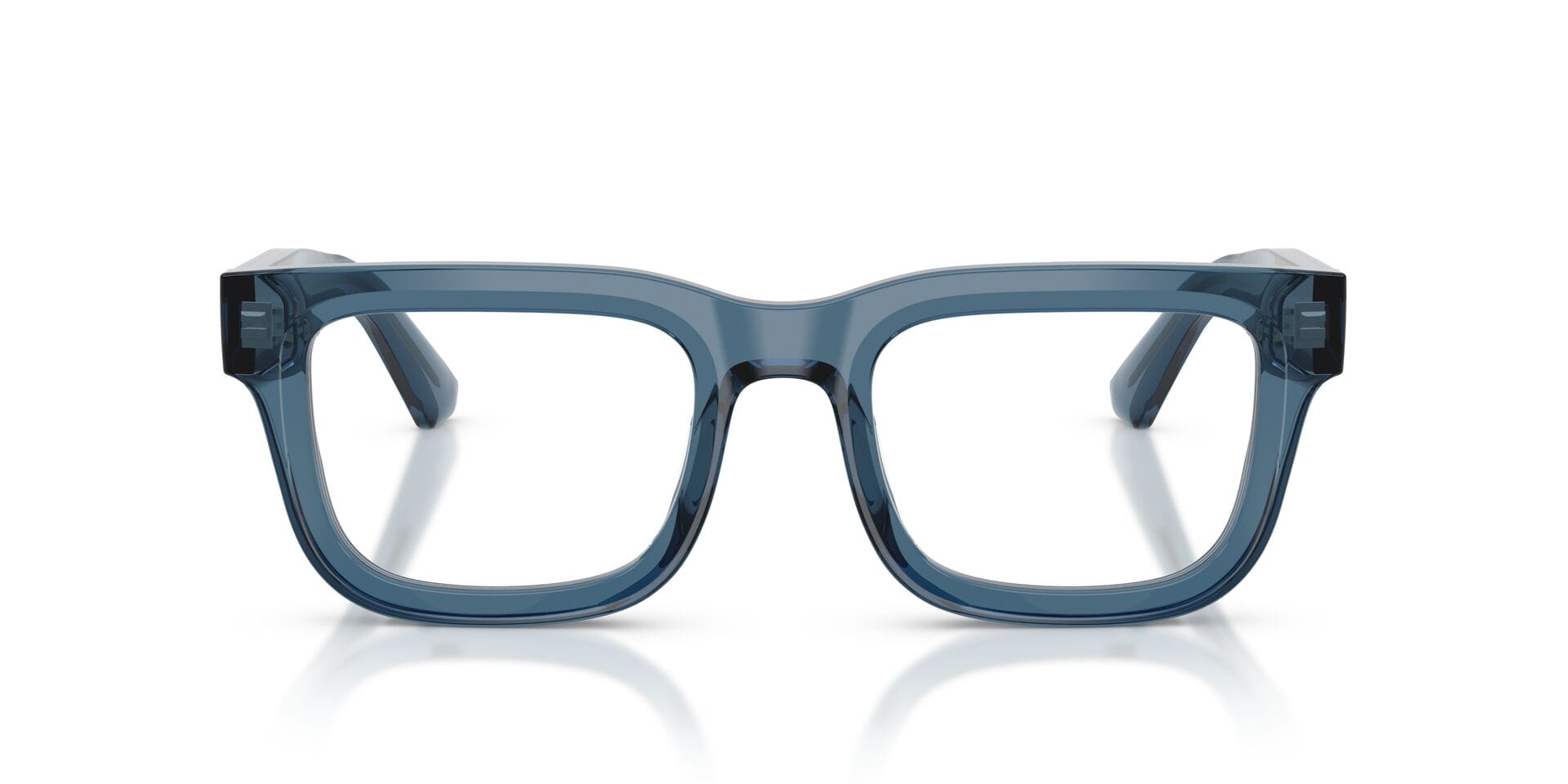 EA 3279 6362 0EA3279 Frame Transparent Blue Male Full Shell Frame — Transparent Blue frame — view 4