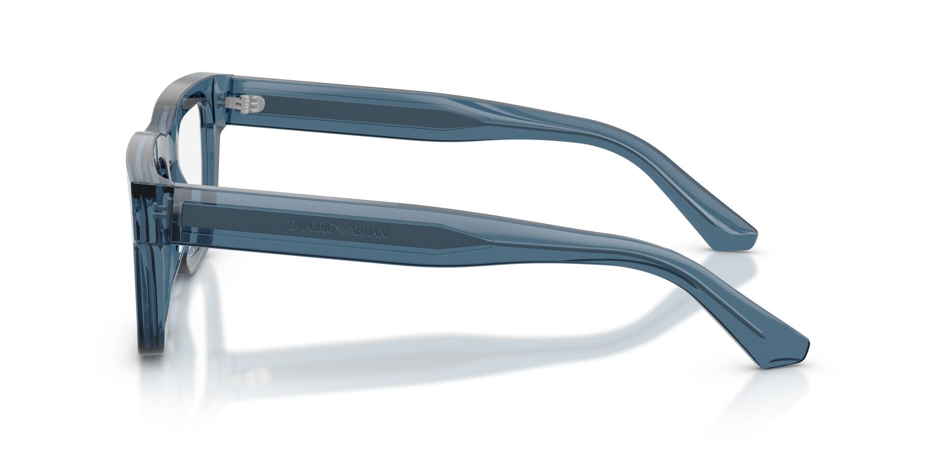 EA 3279 6362 0EA3279 Frame Transparent Blue Male Full Shell Frame — Transparent Blue frame — view 5