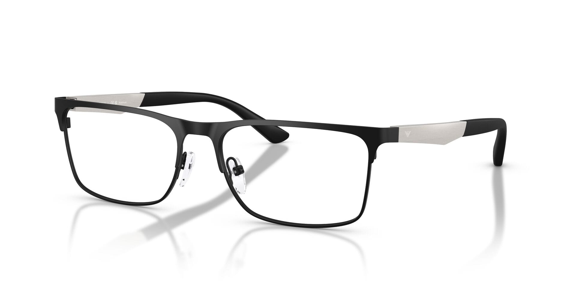 Emporio Armani 0EA1183 Frame Matt Black Male Metal Aluminum Frame — Matt Black frame — view 1