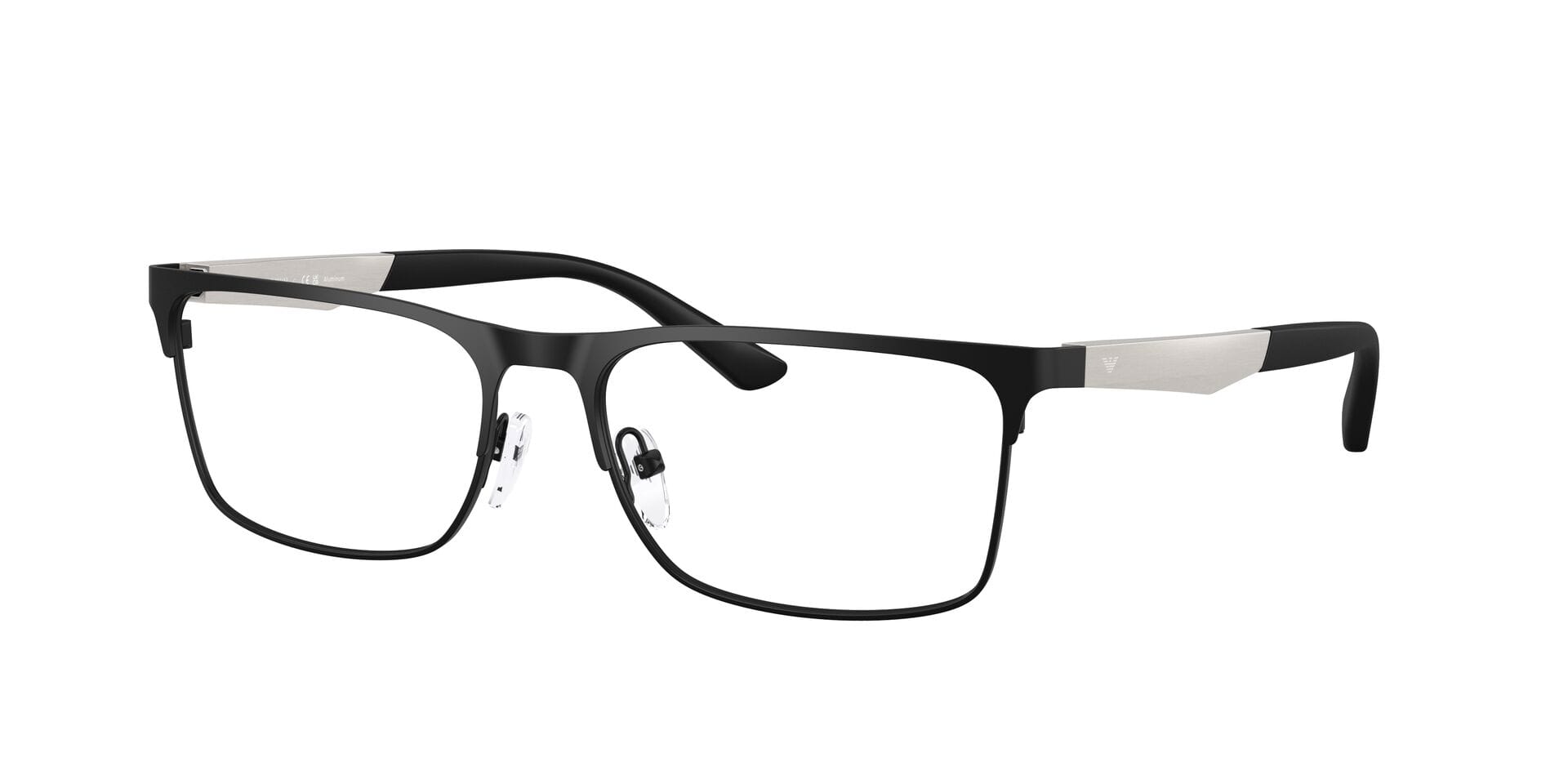 Emporio Armani 0EA1183 Frame Matt Black Male Metal Aluminum Frame — Matt Black frame — view 3