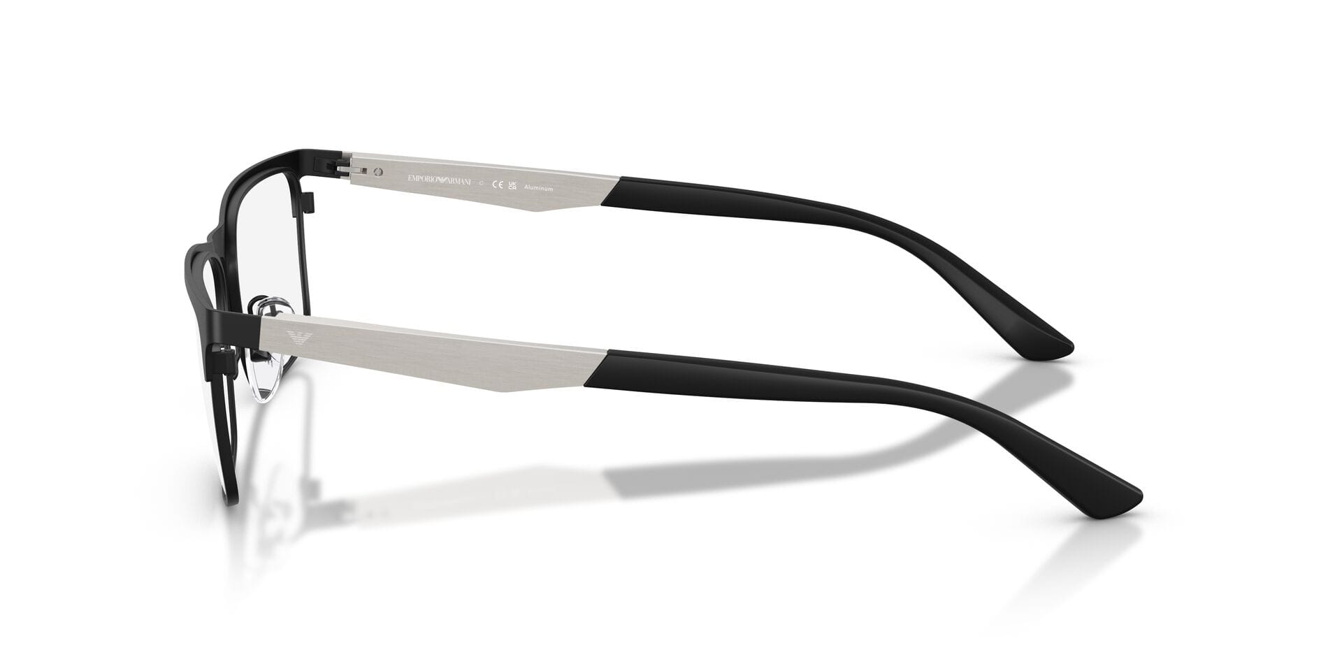 Emporio Armani 0EA1183 Frame Matt Black Male Metal Aluminum Frame — Matt Black frame — view 5