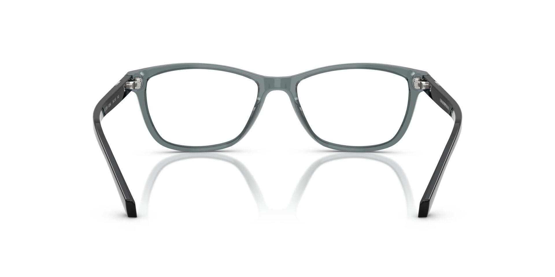 Emporio Armani 0EA3099 Frame Transparent Grey Female Shell S Frame — Transparent Grey frame — view 2