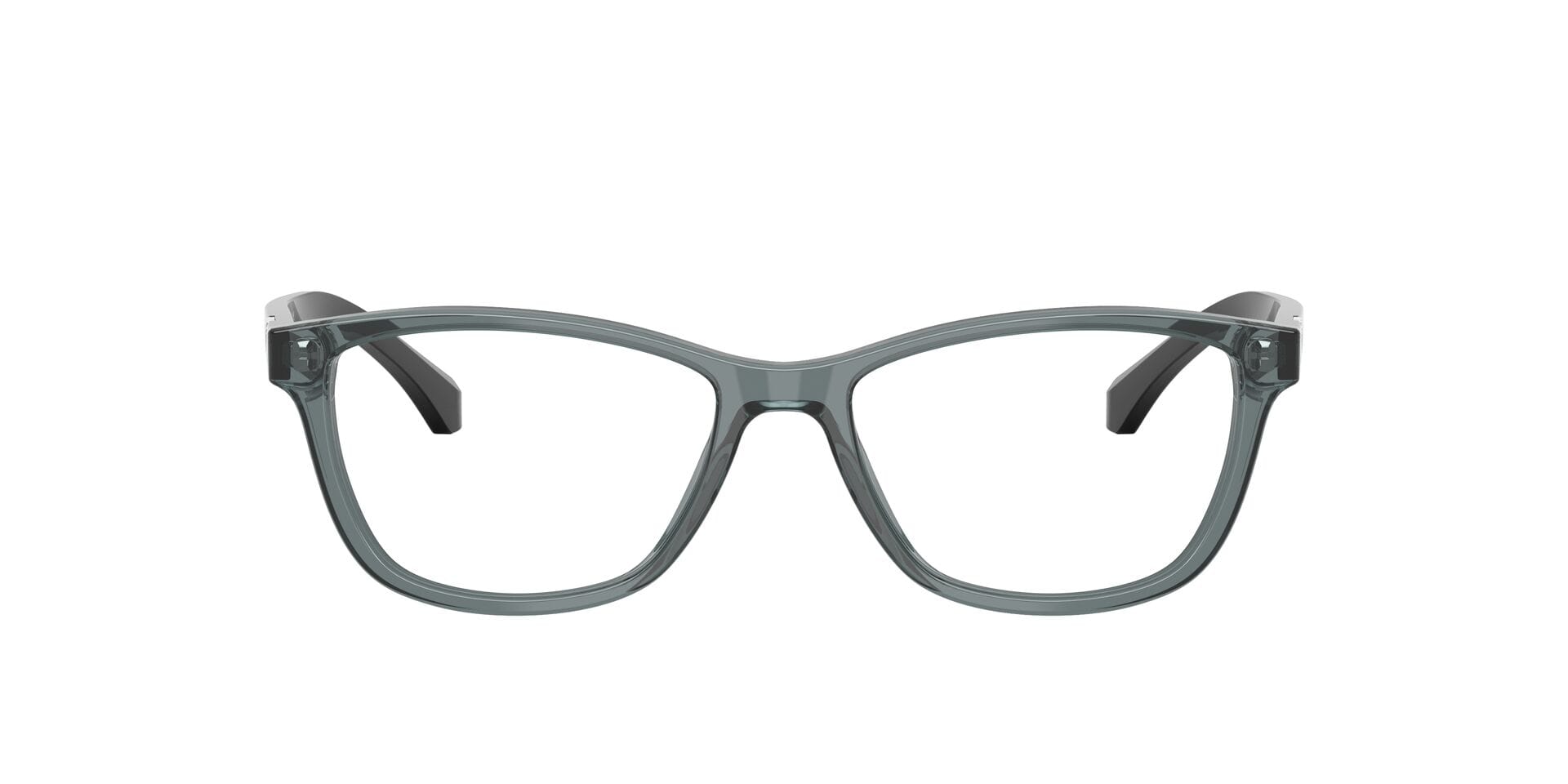 Emporio Armani 0EA3099 Frame Transparent Grey Female Shell S Frame — Transparent Grey frame — view 6