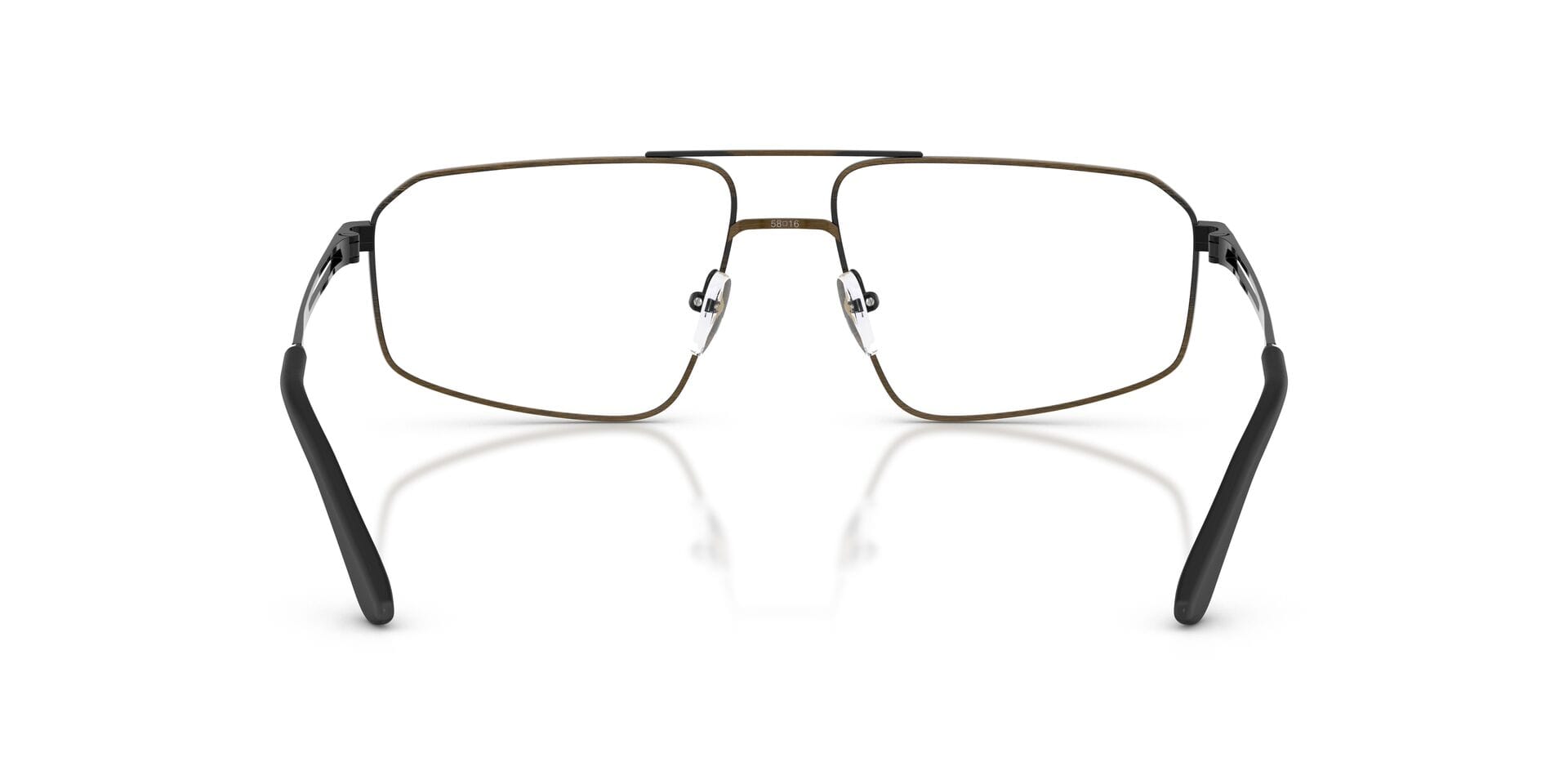 Emporio Armani 0EA1184 Frame Gold Male Metal Metal Frame — Gold frame — view 2