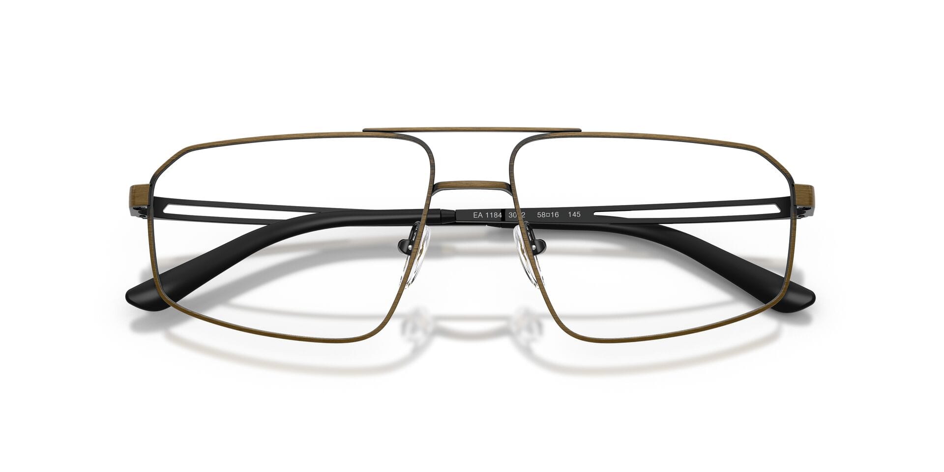 Emporio Armani 0EA1184 Frame Gold Male Metal Metal Frame — Gold frame — view 7