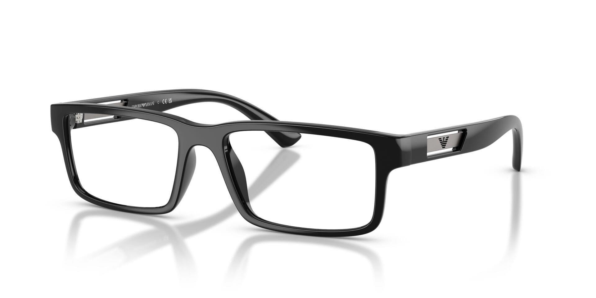 Emporio Armani 0EA3278 Frame Black Male Shell Shell Frame — Black frame — view 1