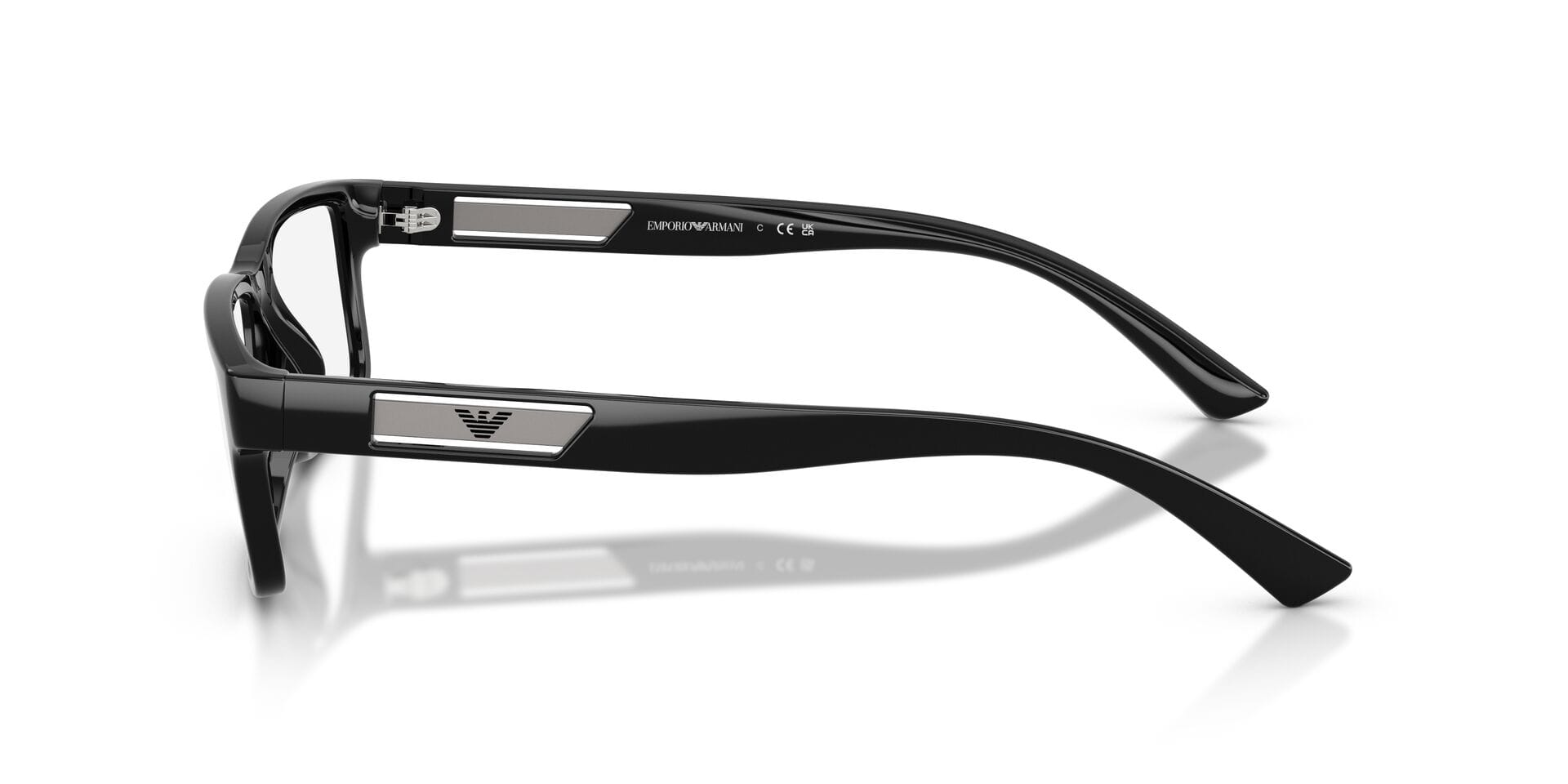 Emporio Armani 0EA3278 Frame Black Male Shell Shell Frame — Black frame — view 5