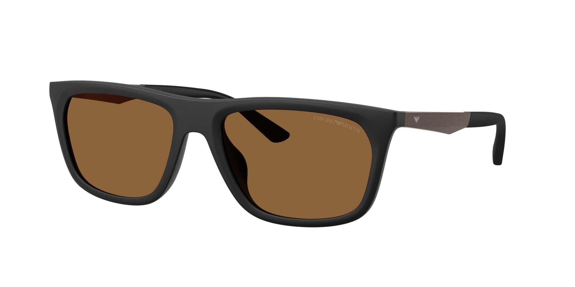 Emporio Armani 0EA4272U Sunglass Matt Black Male Shell Alumi Sunglass — Matt Black frame — view 6