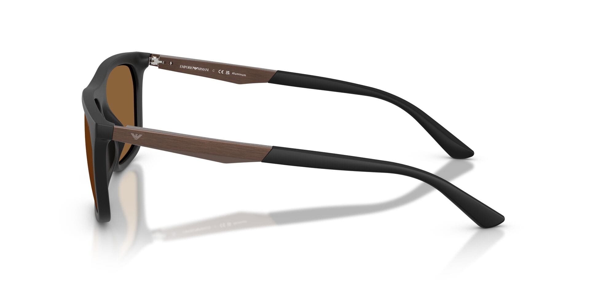 Emporio Armani 0EA4272U Sunglass Matt Black Male Shell Alumi Sunglass — Matt Black frame — view 10