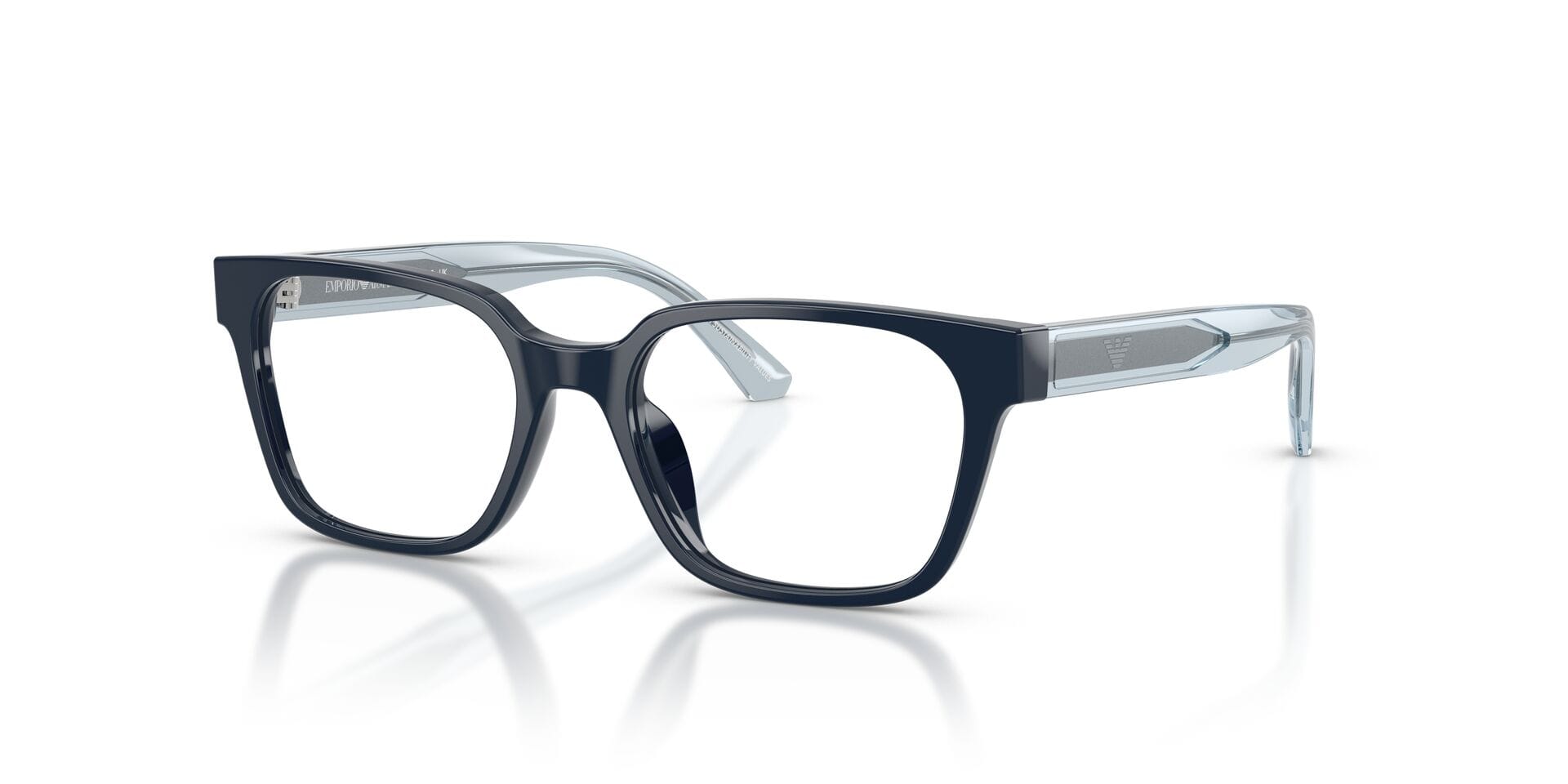 Emporio Armani 0EK3013U Frame Blue Male Shell Shell Frame — Blue frame — view 1