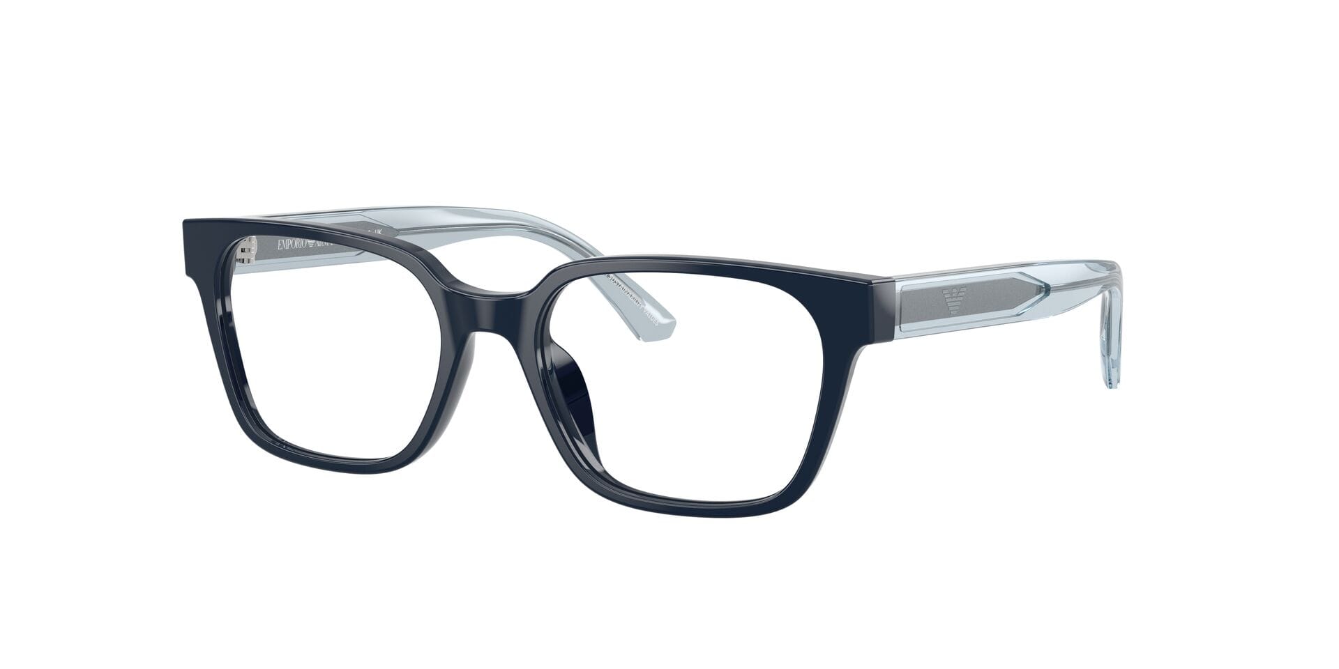 Emporio Armani 0EK3013U Frame Blue Male Shell Shell Frame — Blue frame — view 3