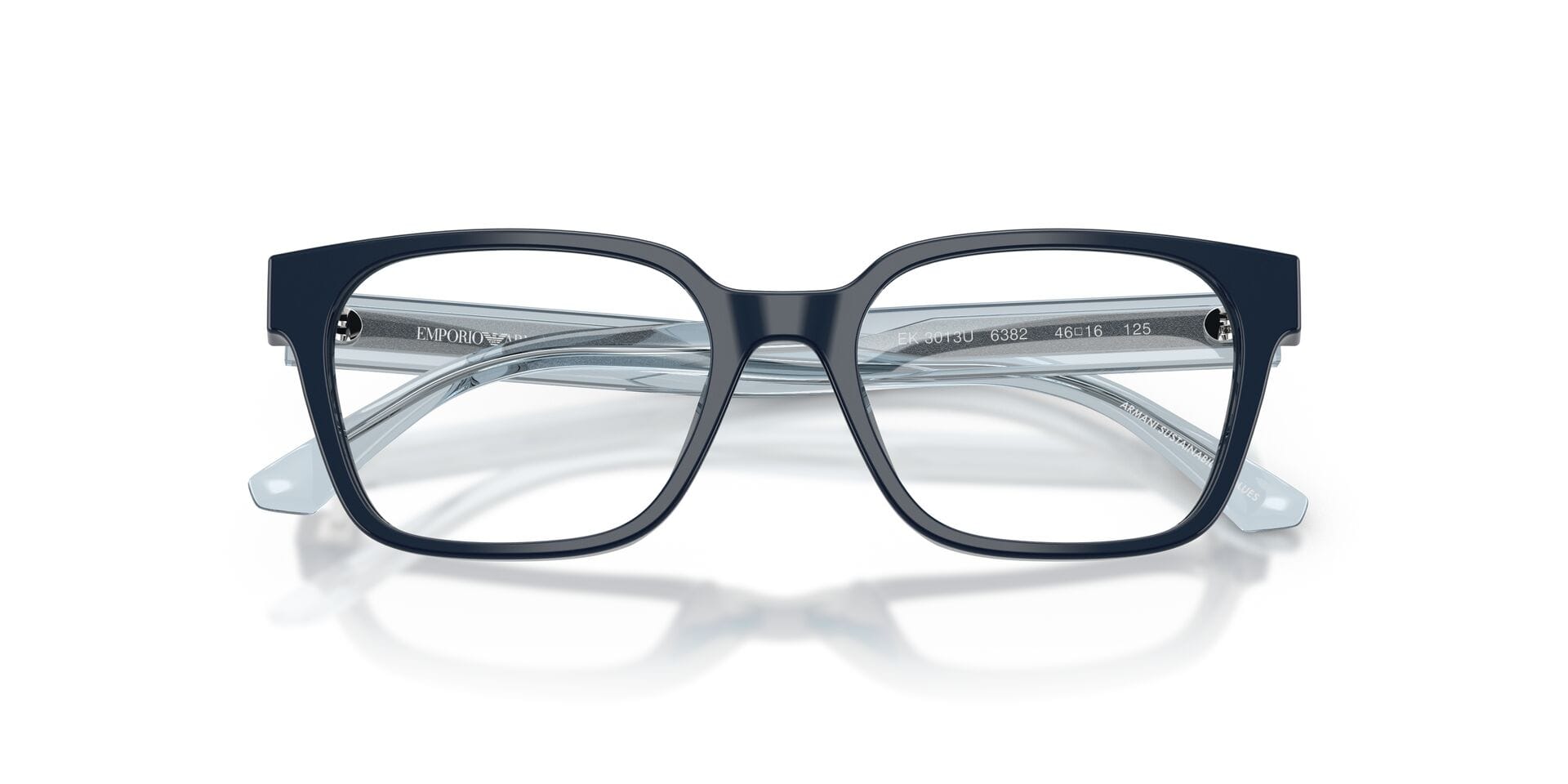 Emporio Armani 0EK3013U Frame Blue Male Shell Shell Frame — Blue frame — view 7