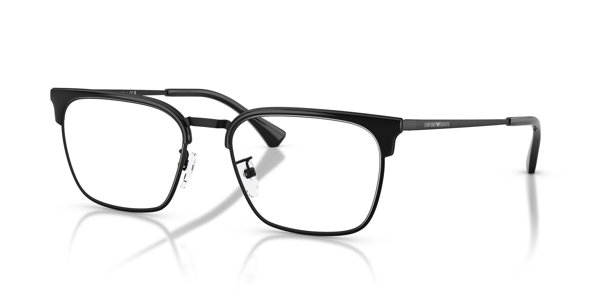 Emporio Armani 0EA1186D Frame Matt Black Male Metal Metal Frame — Matt Black frame — view 1
