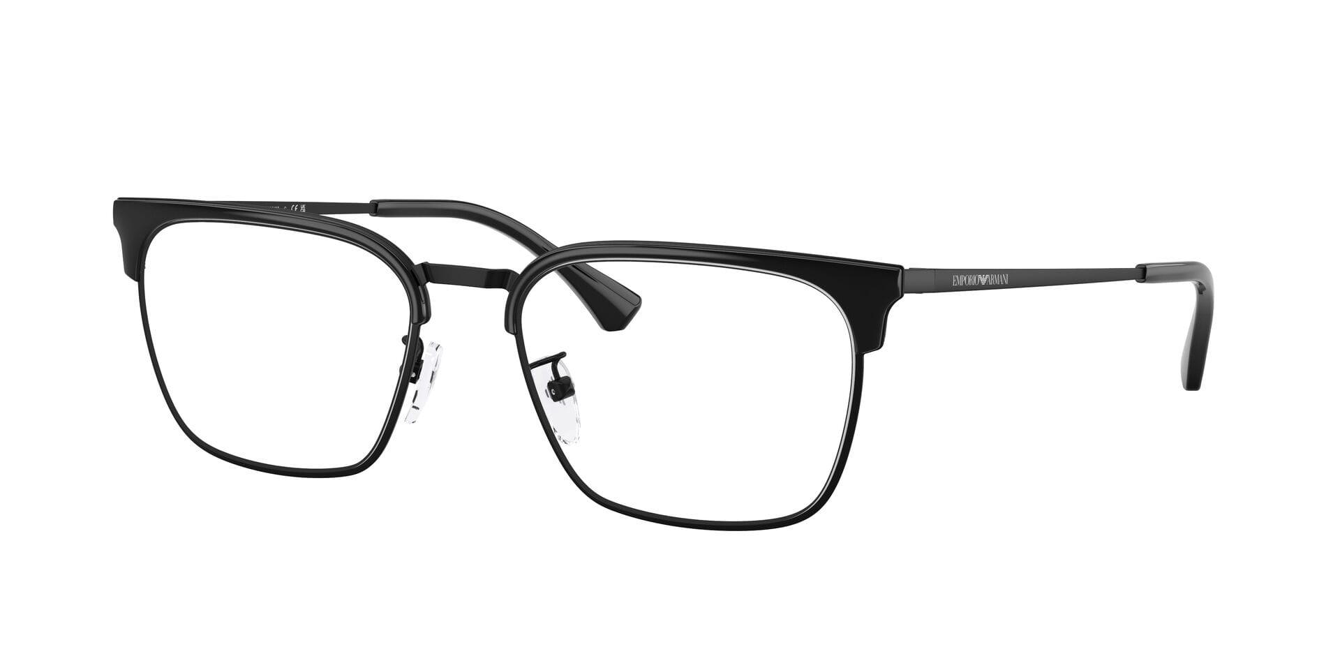Emporio Armani 0EA1186D Frame Matt Black Male Metal Metal Frame — Matt Black frame — view 3