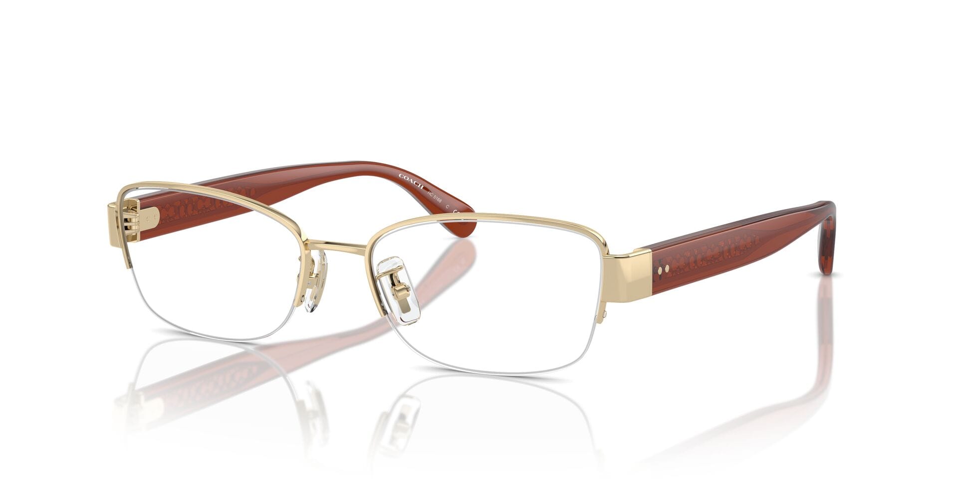 Coach 0HC5168 Frame Light Gold Female Full - Frame — Light Gold frame — view 4