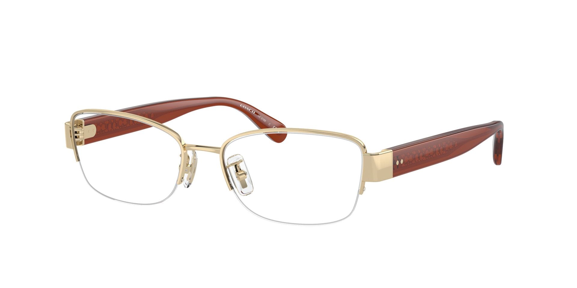 Coach 0HC5168 Frame Light Gold Female Full - Frame — Light Gold frame — view 5