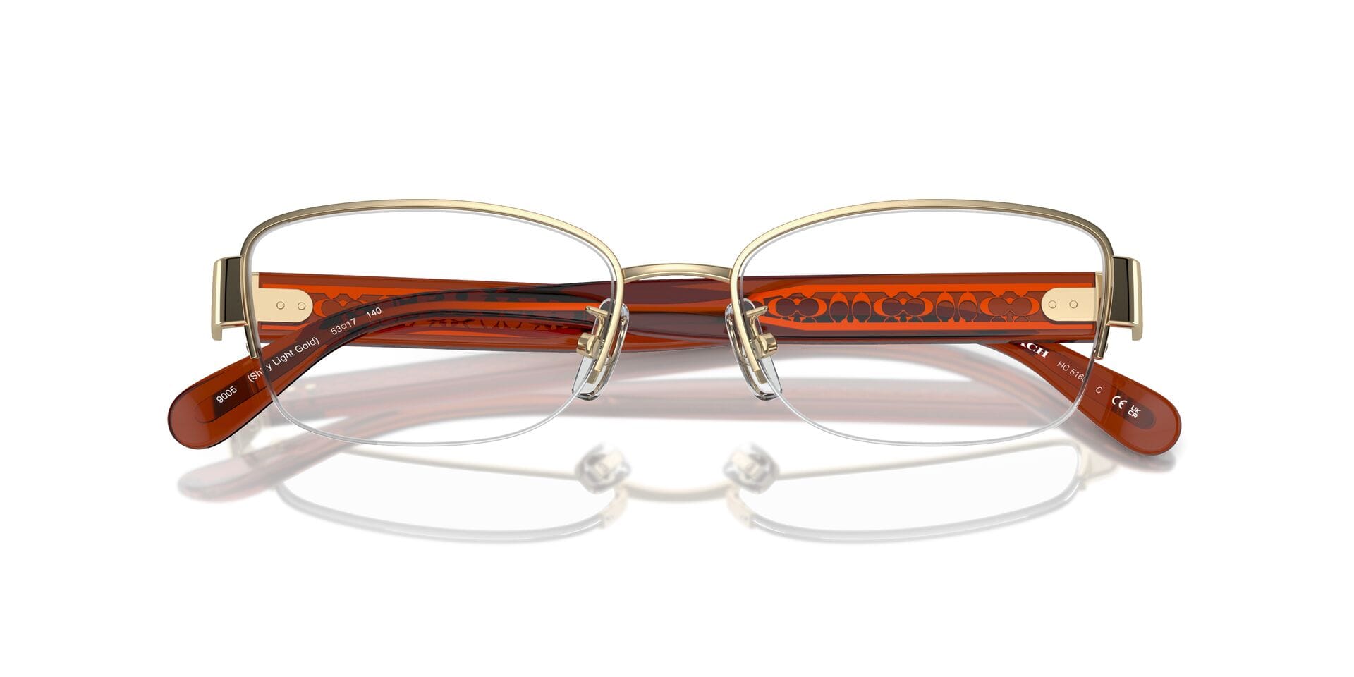 Coach 0HC5168 Frame Light Gold Female Full - Frame — Light Gold frame — view 14