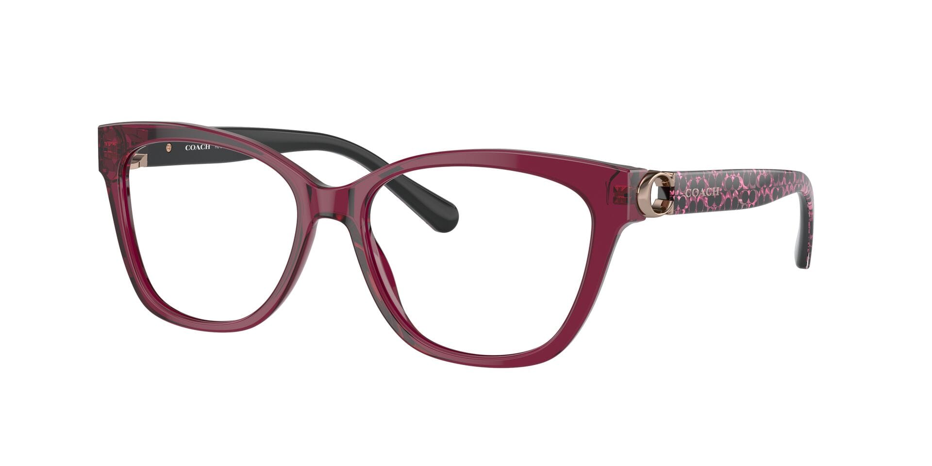 Coach 0HC6120 Frame Purple Female Full Shell Frame — Purple frame — view 5