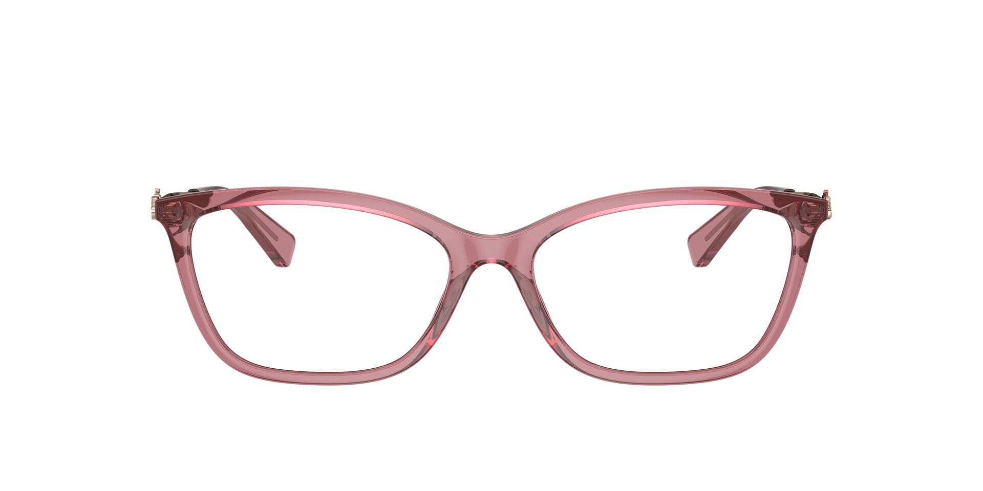 Coach 0HC6146U Frame Transparent Pink Female Full Metal Frame — Transparent Pink frame — view 1