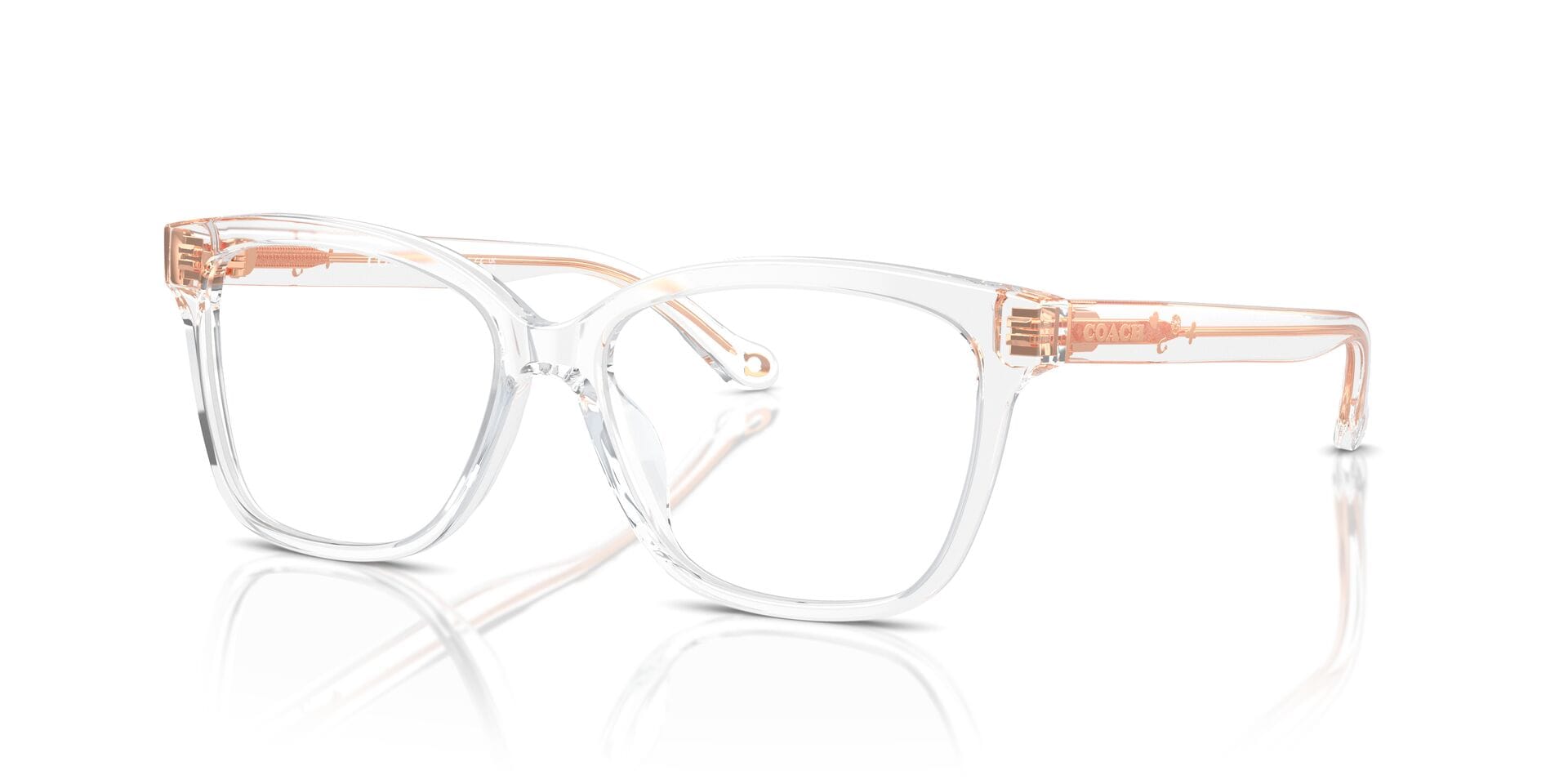 Coach 0HC6242U Frame Transparent Female Full Shell Frame — Transparent frame — view 1