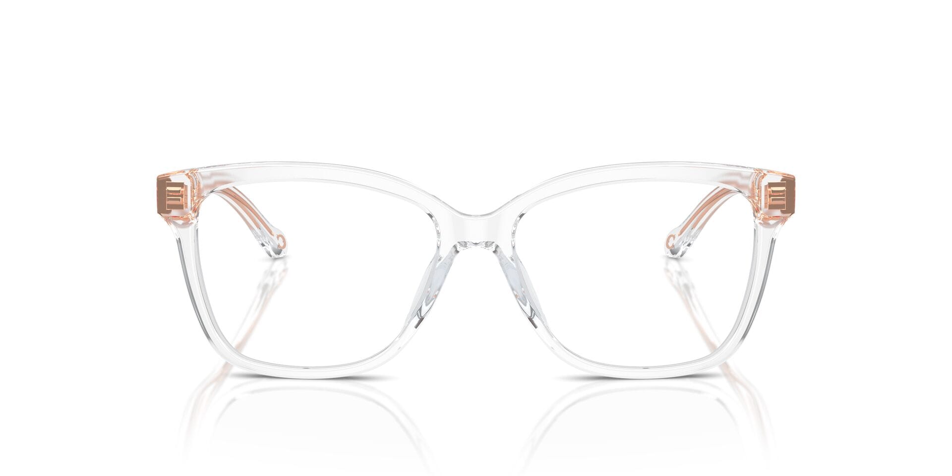 Coach 0HC6242U Frame Transparent Female Full Shell Frame — Transparent frame — view 4