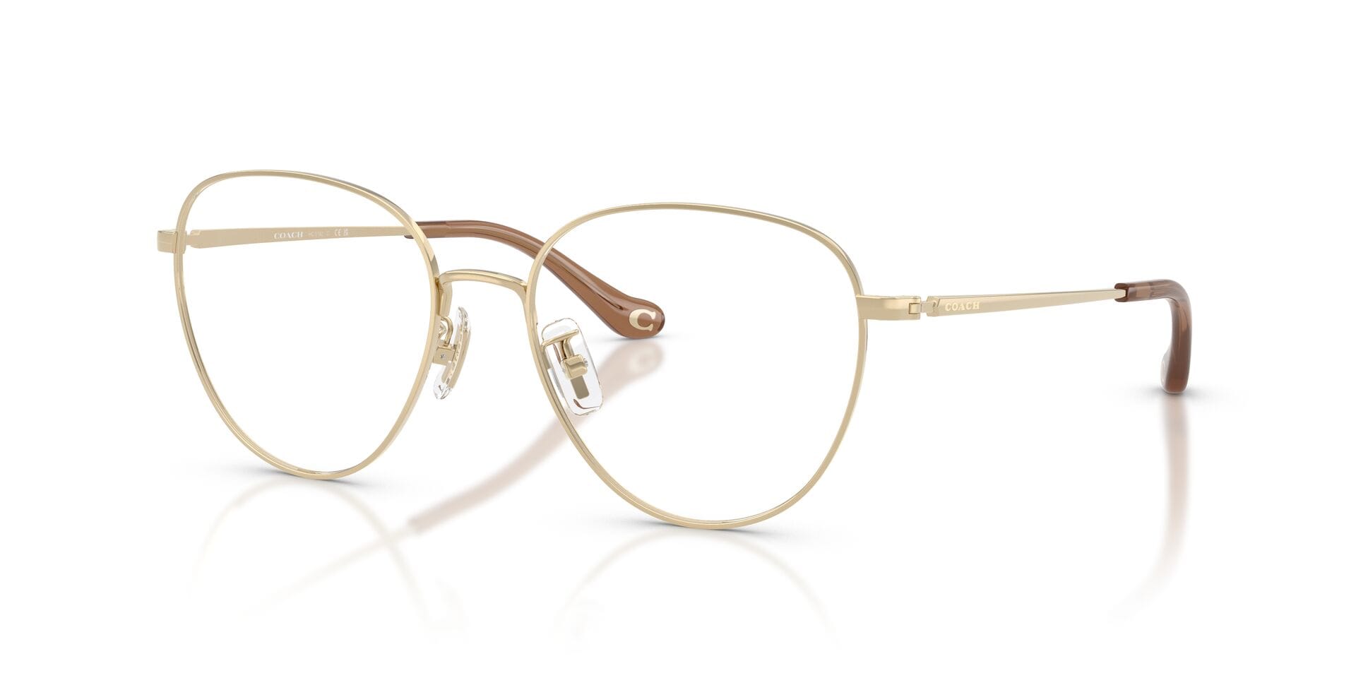 Coach 0HC5192 Frame Light Gold Female Full Metal Frame — Light Gold frame — view 1