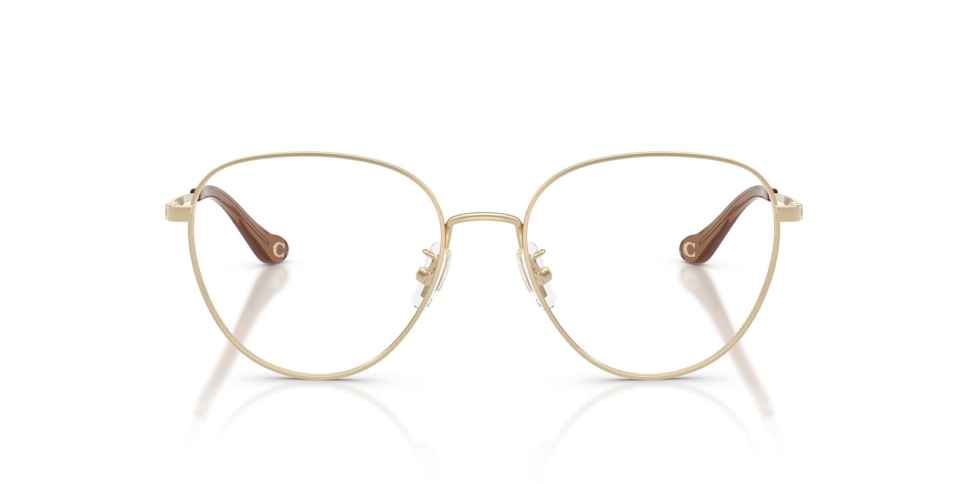 Coach 0HC5192 Frame Light Gold Female Full Metal Frame — Light Gold frame — view 4