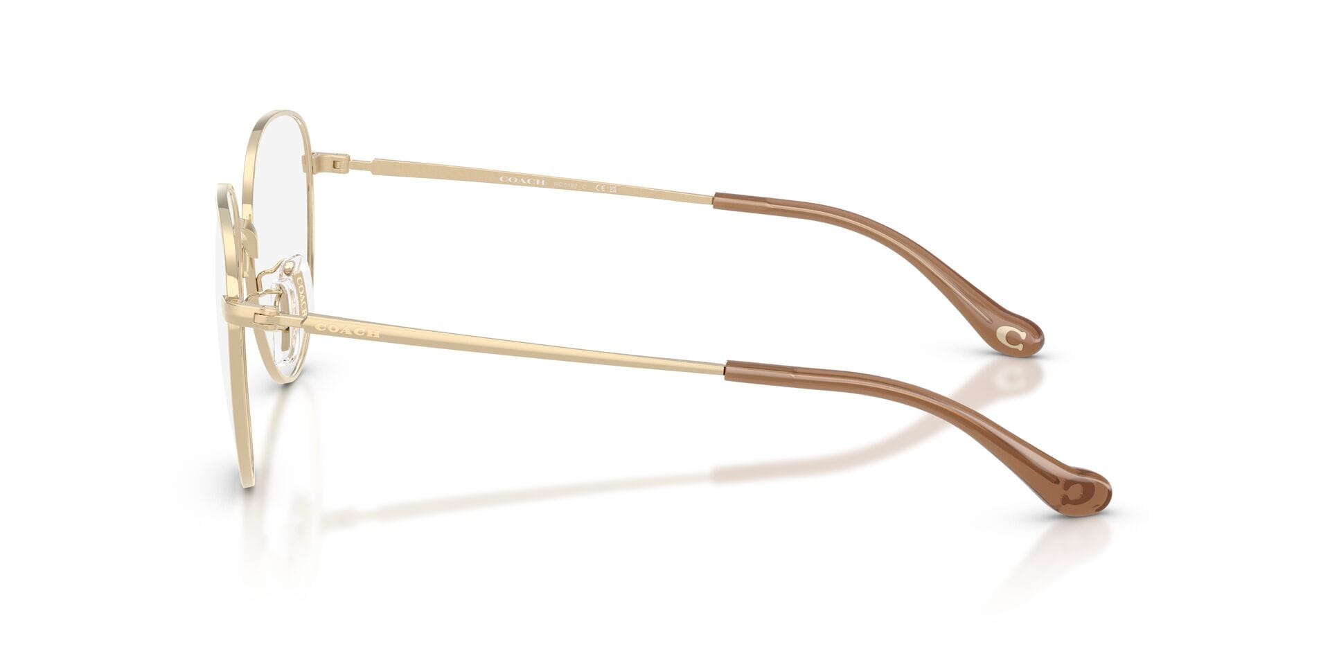 Coach 0HC5192 Frame Light Gold Female Full Metal Frame — Light Gold frame — view 5