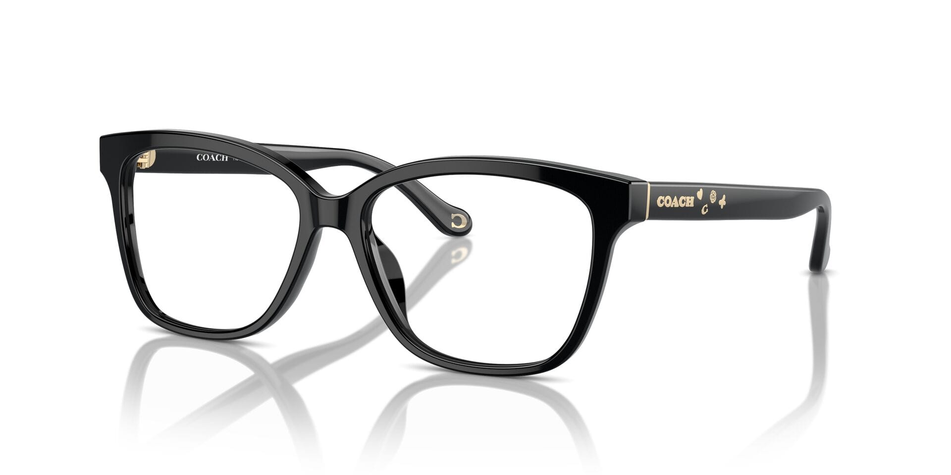 Coach 0HC6242-U Frame Black Female Full Shell Frame — Black frame — view 4