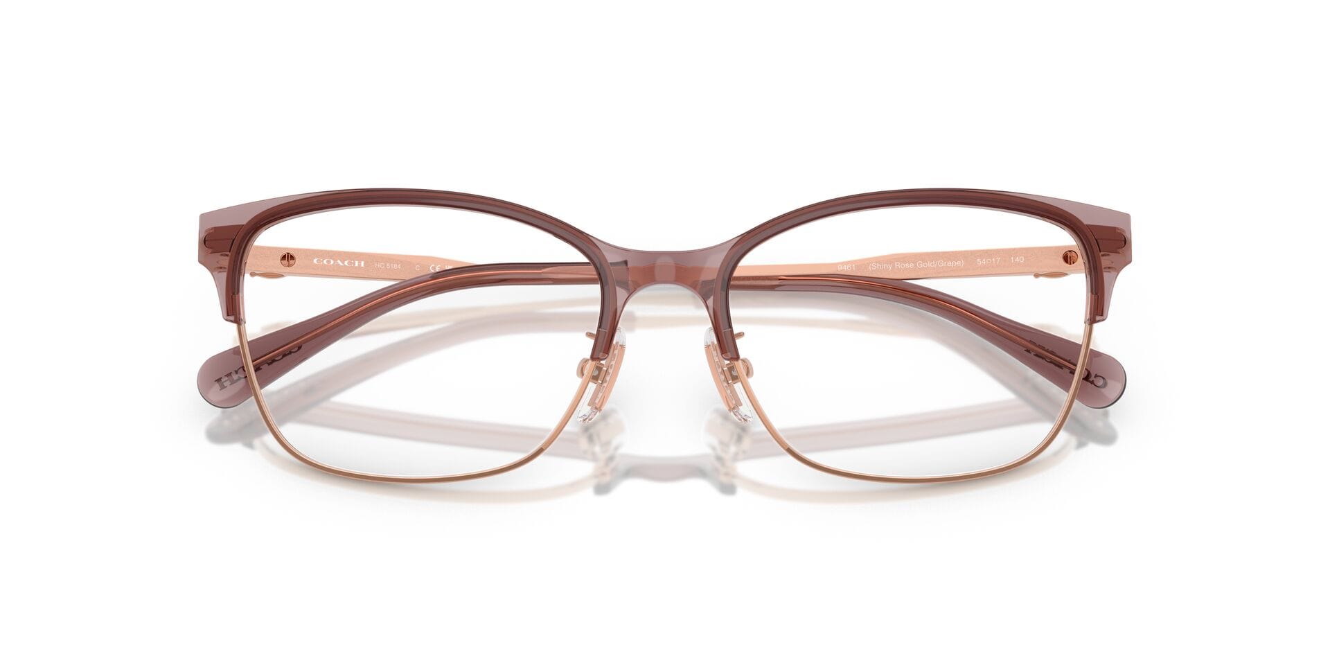 Coach 0HC5184 Frame Rose Gold Female Metal Metal Frame — Rose Gold frame — view 7