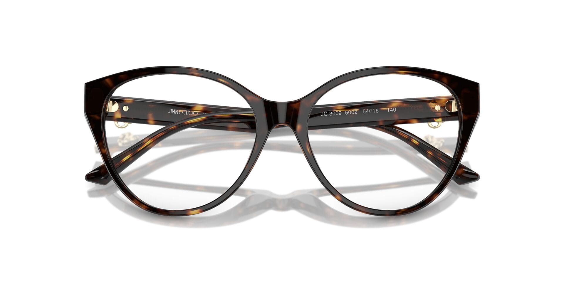 Jimmy Choo 0JC3009 Frame Havana Female Full Shell Frame — Havana frame — view 7