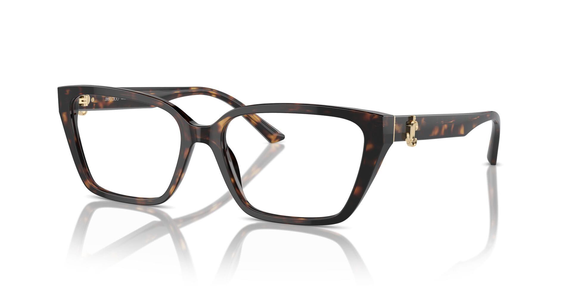 Jimmy Choo 0JC3008 Frame Havana Female Full Shell Frame — Havana frame — view 1