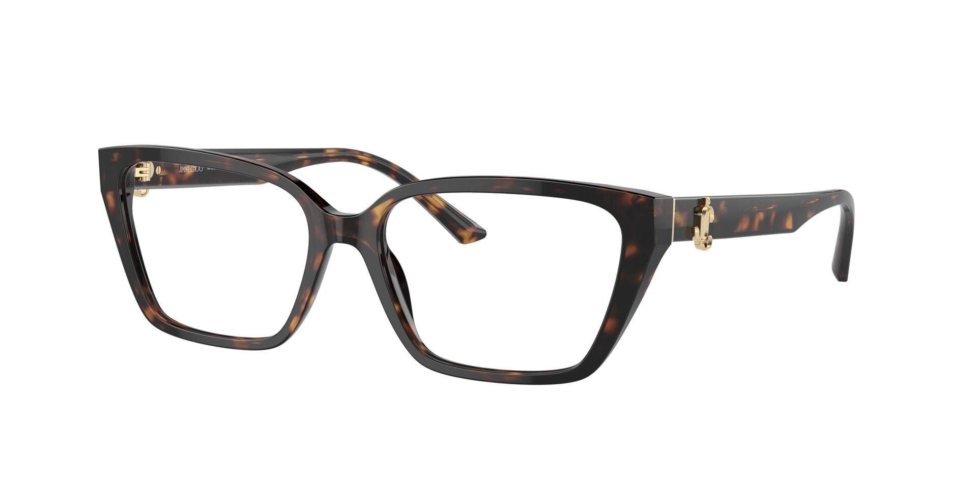 Jimmy Choo 0JC3008 Frame Havana Female Full Shell Frame — Havana frame — view 3