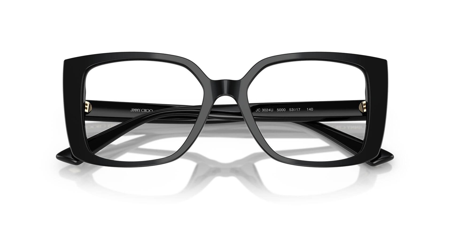 Jimmy Choo 0JC3024U Frame Black Female Full Shell Frame — Black frame — view 7