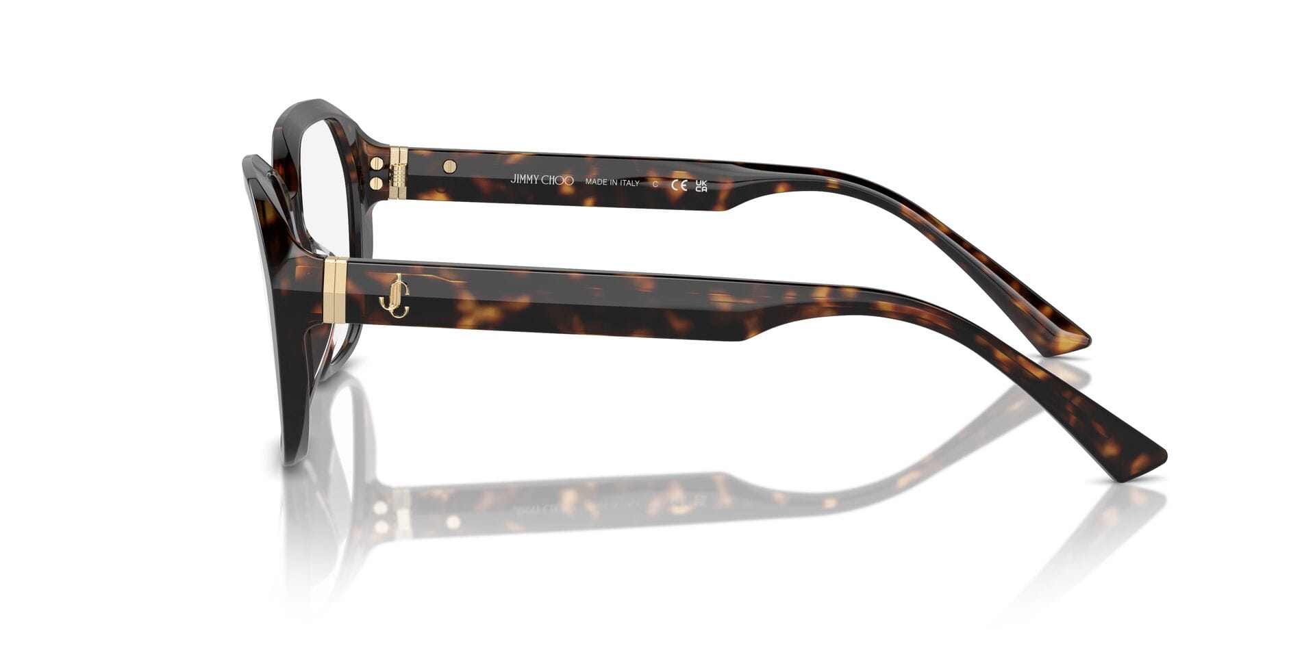 Jimmy Choo 0JC3013U Frame Havana Female Full Shell Frame — Havana frame — view 5