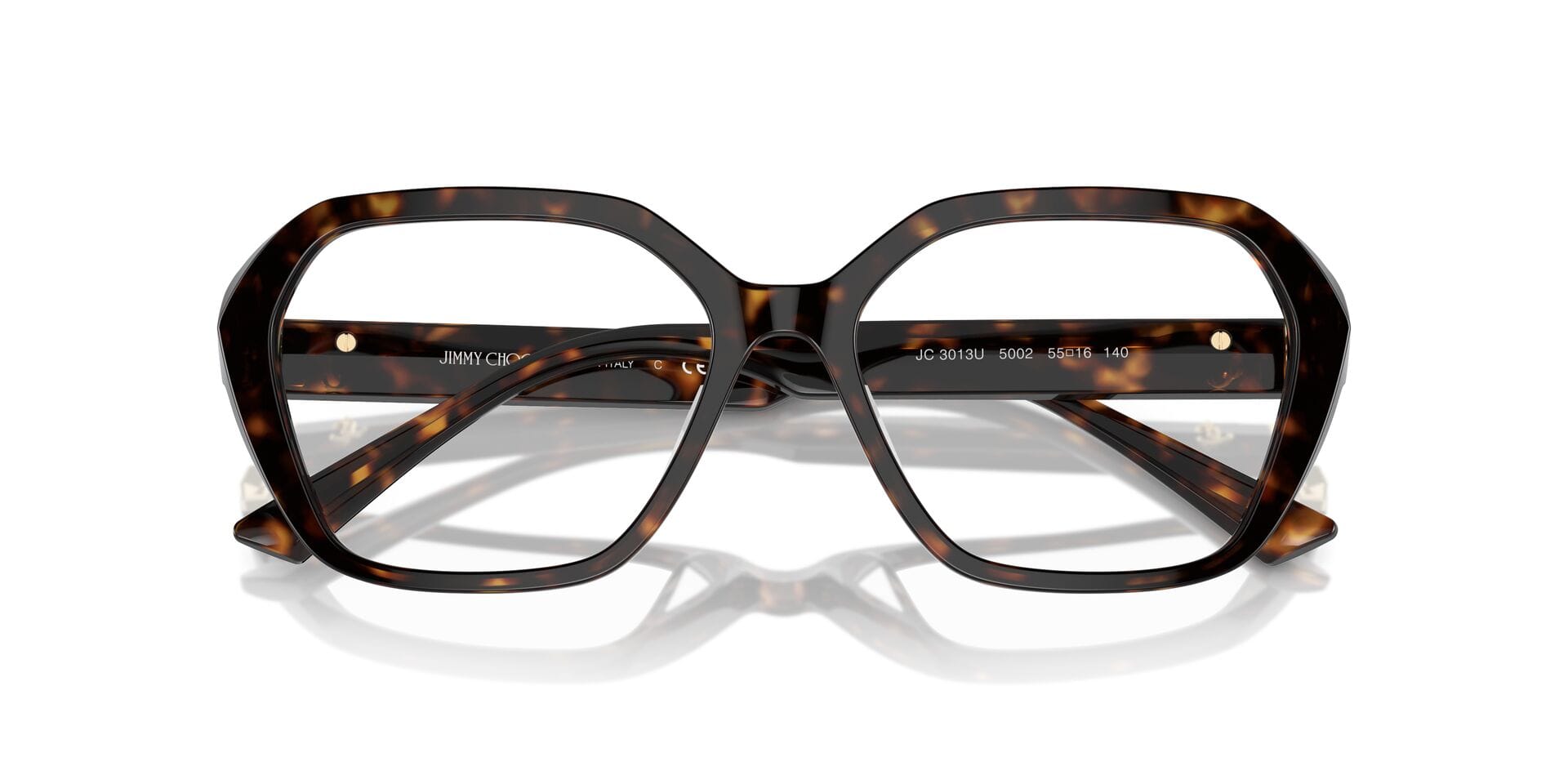 Jimmy Choo 0JC3013U Frame Havana Female Full Shell Frame — Havana frame — view 7