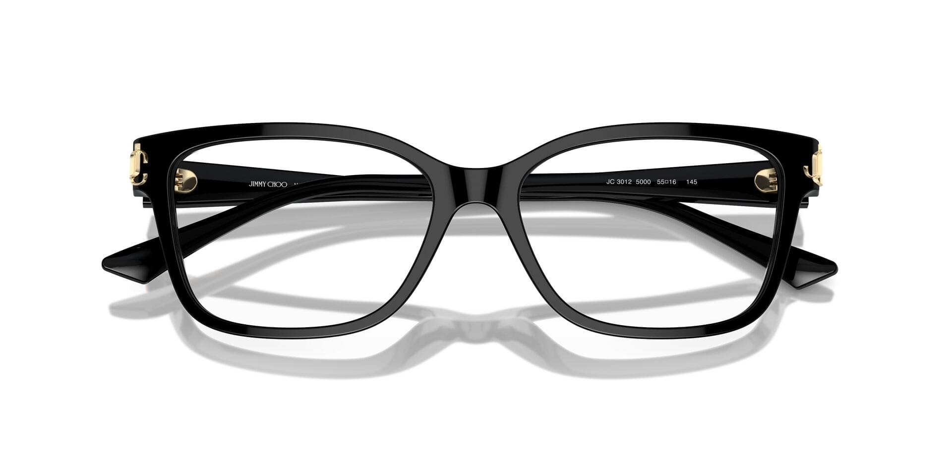 Jimmy Choo 0JC3012 Frame Black Female Full Shell Frame — Black frame — view 7