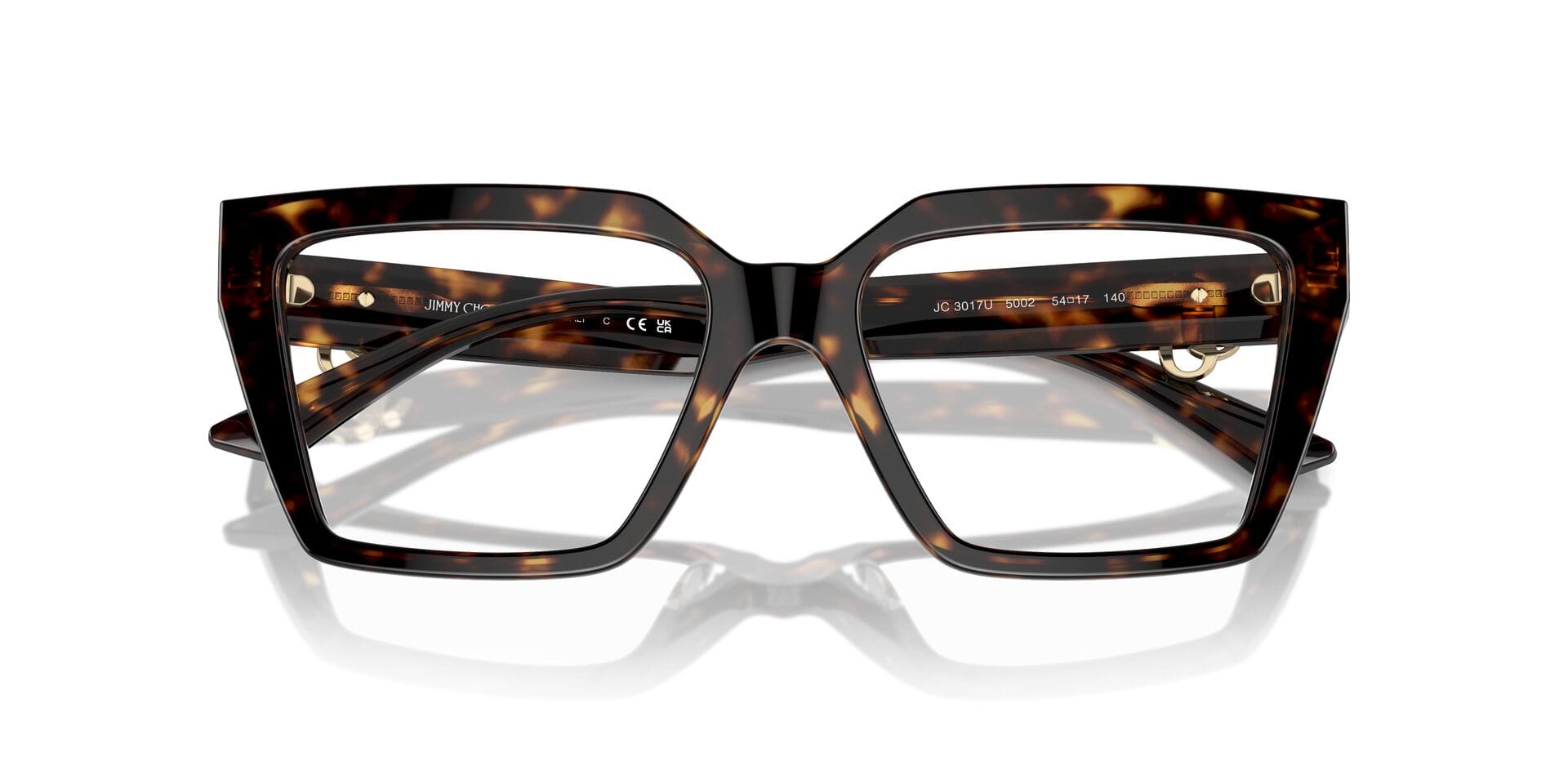 Jimmy Choo 0JC3017U Frame Brown Female Full - Frame — Brown frame — view 7