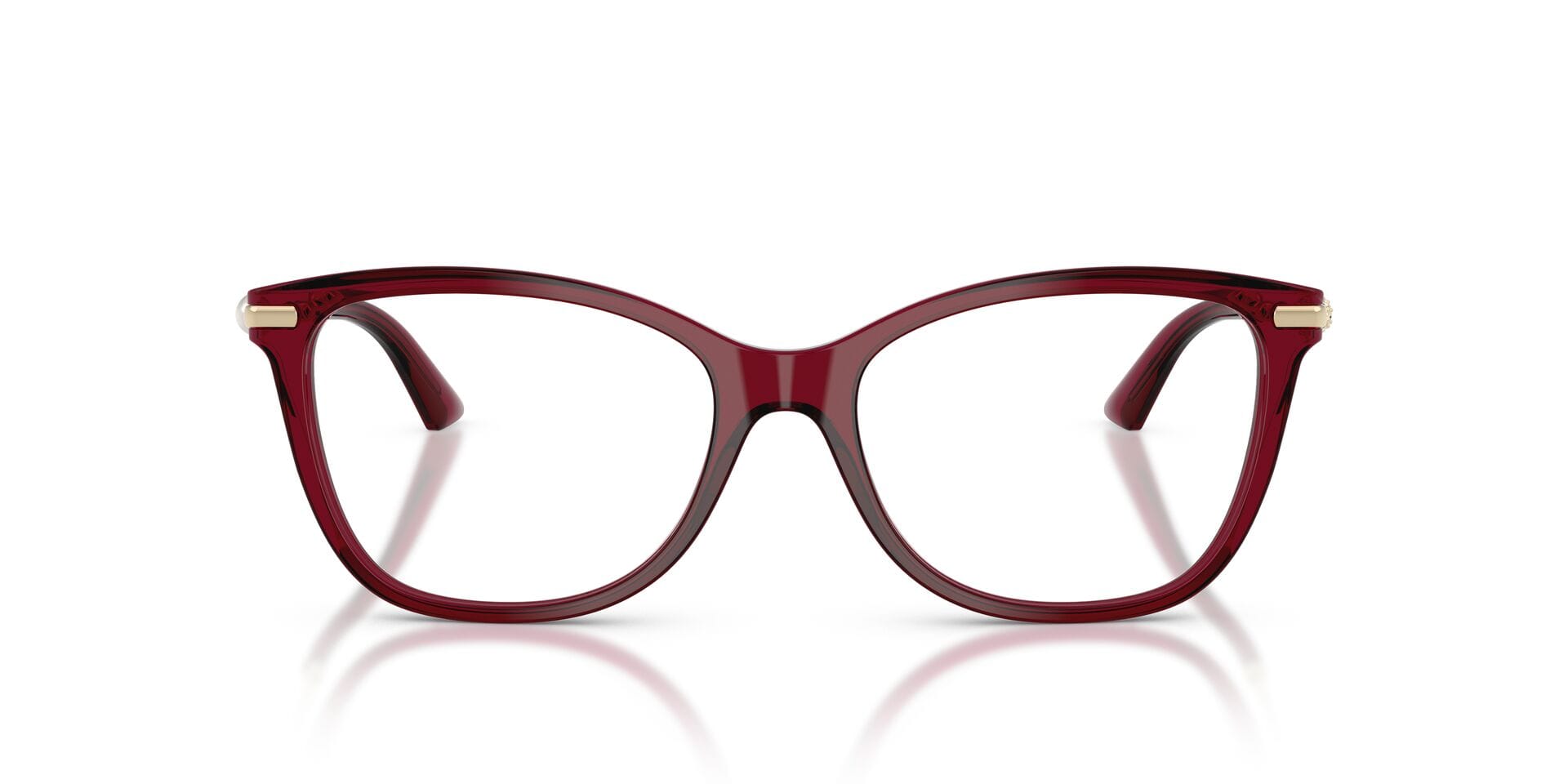 JC 3007HB 5062 0JC3007HB Frame Transparent Red Female Full M Frame — Transparent Red frame — view 4