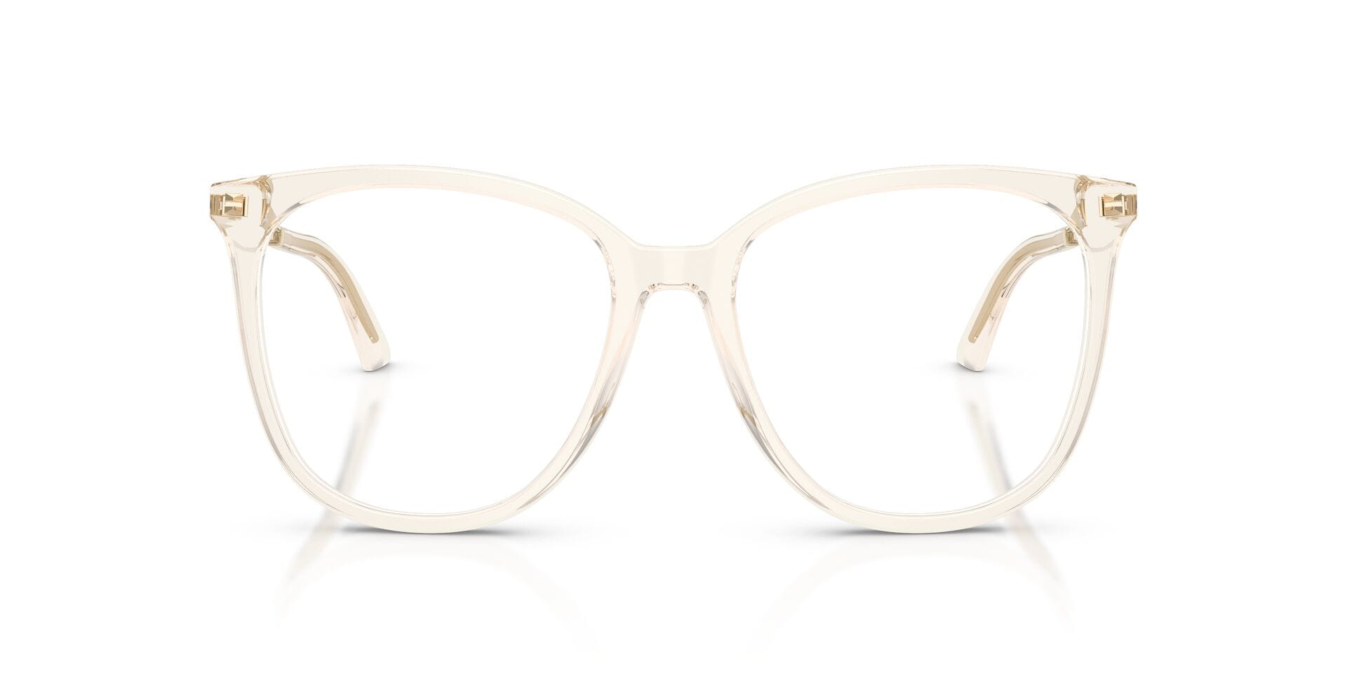 Jimmy Choo 0JC3060 Frame Beige Female Shell Metal Frame — Beige frame — view 4
