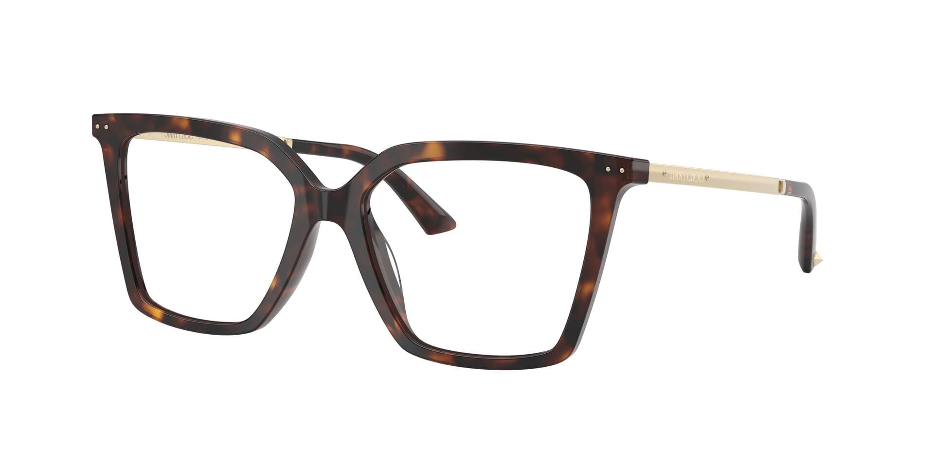 Jimmy Choo 0JC3054U Frame Havana Female Shell Metal Frame — Havana frame — view 3