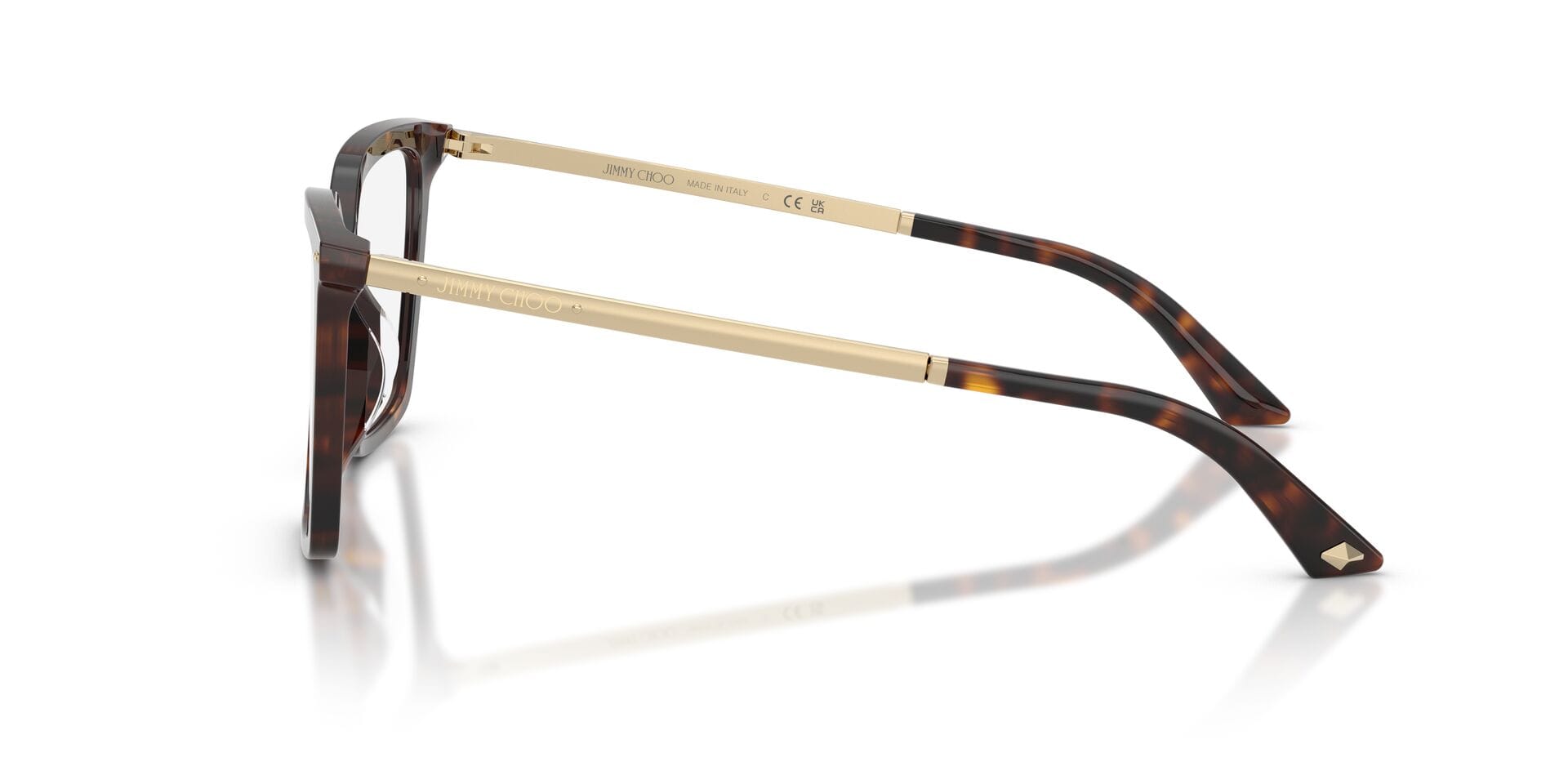 Jimmy Choo 0JC3054U Frame Havana Female Shell Metal Frame — Havana frame — view 5