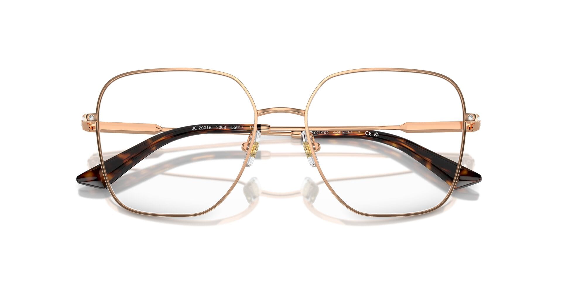 Jimmy Choo 0JC2001B Frame Rose Gold Female - Frame — Rose Gold frame — view 7