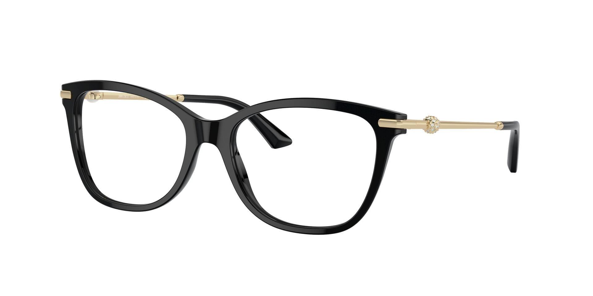 Jimmy Choo 0JC3007HB Frame Black Female Full Metal Frame — Black frame — view 3